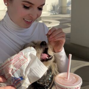 Kirsten Zien Instagram - My little rascal turned 13 today. Happy Birthday to the icon, Stella 🎊🎈✨