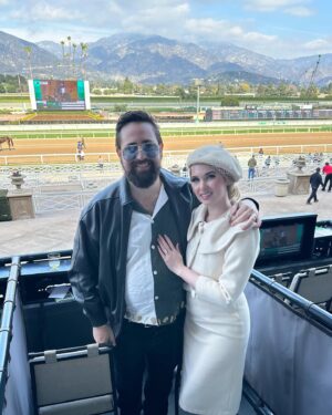 Kirsten Zien Instagram - A birthday weekend fit for a king @mattzien_ - betting on the ponies, picking out cigars, seeing familia, sushi, and dancing the night away. Love you always.