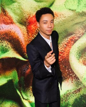 Kit Young Instagram - Thank you @bulgari for a wonderful night. 

Styling: @olgatimofejeva 
Suit: @driesvannoten
Grooming: @mariacomparettomua 

#Bulgari #Serpenti #SerpentiMetamorphosis #RefikAnadolxBulgari