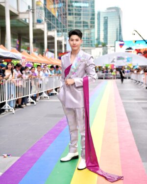 Kittikun Tansuhas Instagram - Let’s celebrate #pridemonth2024 

Rhythm of Pride Parade at #centralwOrld 

#CTWrhythmofpride #prideparade 
#musebymetinee #pride🌈 #pride2024 #กุนดี้ #kundi