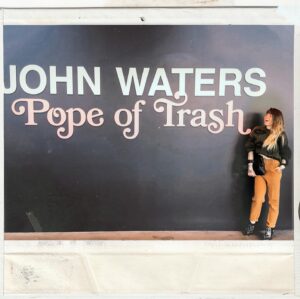Kitty Crystal Instagram - @academymuseum John Waters Pope of Trash exhibit is absolutely Devine 😉 it’s a must see! 

#JohnWaters #PopeofTrash #Devine