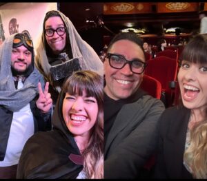 Kitty Crystal Instagram - @rebelmoon Premiere for @netflix at Manns Chinese Theatre. A wonderful event and an incredible movie. 

Shoutout to my awesome new Canadian Podcast friends @helloimjlaw of @wearegeekcentric and @shayhbaz of @themoviepodcast. Wouldn’t have been as fun without you guys! Thanks for the laughs. 

Movie premieres on Netflix Dec 22. 
#RebelMoon #ChildofFire