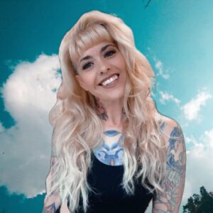 Kitty Crystal Instagram - New work headshots! As close as I get to professional 😋 Never hide your true personality to fit in. Stand out and those who get you will gravitate to you 🖤