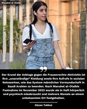 Klaas Heufer-Umlauf Instagram - Sittenpolizei, Geschlechtertrennung, Folter, Verhaftungen, Femizide und Morde -
Frauen werden weltweit dafür getötet und entrechtet, weil sie Frauen sind. Es ist unfassbar wie der Hass auf Frauen die Extremisten vereint. Wir fallen den Frauen im globalen Süden in den Rücken, wenn wir die patriarchalen Strukturen in den Herkunftsländern relativieren und legitimieren. 

Momentan erschüttern die aktuellen Fälle des Mordes an der irakischen Influencerin Om Fahad (Ghufran Mahdi Sawadi) und die Verurteilung der 29-jährigen Aktivistin und Fitnesstrainerin Manahel al-Otaibi in Saudi-Arabien zu elf Jahren Haft. Der Grund der Anklage gegen die Frauenrechts-Aktivistin ist ihre „unanständige“ Kleidung sowie ihre Aufrufe in sozialen Netzwerken, wie das System männlicher Vormundschaft in Saudi Arabien zu beenden. Auch die irakische Influencerin Om Fahad war immer wieder Anfeindungen und Hasskommentaren auf Social Media Posts ausgesetzt wegen ihrer Kleidung, weil sie tanzte und sich schminkte. Nun wurde sie direkt vor ihrem Zuhause kaltblütig erschossen. Sie hinterlässt ihren sechsjährigen Sohn. Zuvor wurde die Influencerin im Februar 2023 von einem Gericht zu sechs Monaten Gefängnis verurteilt unter dem Vorwand, dass ihre Videos „unanständige Äußerungen, die die Schamhaftigkeit und die öffentliche Moral untergraben“ enthalten würden. 

Auch der Fall der 16-jährigen Nika Shakarami in Iran, über den wir schon ausführlich berichteten, zeigt genau das. In der Islamischen Republik ist die Gender Apartheid und die Entrechtung, Tötung und Unterdrückung der Frauen und Mädchen Staatsdoktrin. 

Für uns mit HÁWAR.help geht es in unseren Frauenprojekten in Afghanistan und dem Irak in Kurdistan darum, Inseln für die Frauen zu schaffen in diesem Meer der Entrechtung. Keine Frau auf der Welt darf aufgrund ihres Geschlechts getötet werden. Wir sind froh, dass wir mehrere Schut�zhäuser für Frauen und ihre Kinder in der Nähe von Kabul betreiben können mit der Hilfe von unseren Partnerorganisationen vor Ort, so wie auch im Irak Möglichkeitsinseln schaffen zu können. Dafür setzen wir uns tagtäglich ein.