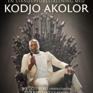 Kodjo Akolor Instagram - Nu är biljetterna släppta gå in på https://allthingslive.se/event/kodjo så ses vi i höst! #lättkränktochlångsint