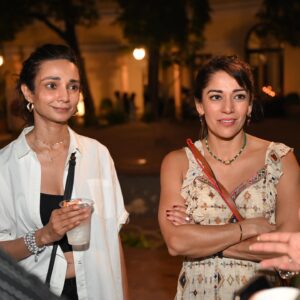 Koel Purie Instagram - We are thinking the same thing but @iradubey manages a smile while @koel.purie will poke you in the eye if say one more thing. 
I love my coproducer @iradubey deeply she does it before I’ve thunk it  AND does it gracefully. #gratitude  #mummysdeadlonglivemummy 
Tickets on Book My Show