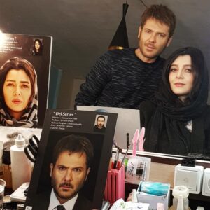 Koorosh Tahami Instagram - بعد از #گریم #سریال_دل 
رستا و نکیسا
#کورش_تهامی 
#کورش_تهامی 
#ساره_بیات 
#منوچهر_هادی 
#امید_گلزاده
عکسها:خانم عاطفه تهرانی 
@sarehbayat_ @manouchehrhadii @omidgolzadeh