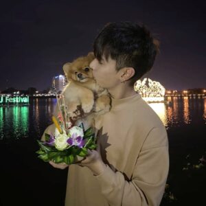 Korn Khunatipapisiri Instagram - ลอยกระทงกับแฟน ❤