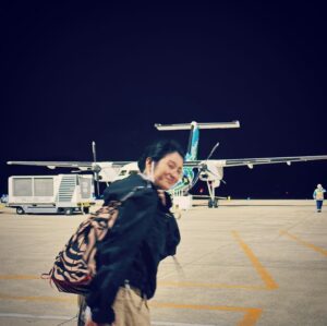 Koyuki Instagram - 次のロケ先に移動中のオフショット...✈️