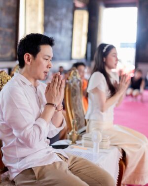 Krirkphol Masayavanich Instagram - พาหนูนาตาชา @babynatashacm ไปทำบุญให้ 👼🏻 หนูช่วยงานทุกอย่างน่ารักและเก่งที่สุดเลย ตั้งใจอฐิษฐาน ส่งผลบุญให้น้องด้วย 🙏🏻 until we meet again 👼🏻