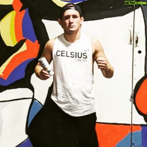 Kris Moutinho Instagram - @celsiusofficial is the only thing getting me through the hard rounds. #celsiusbrandpartner #celsiuslivefit #soulless #mma