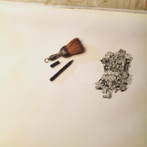 Krista Sutton Instagram - Swipe for zoom out.  This is gonna be a big‘ un! (This requires some thumb icing after long sessions ❄️)
•
Sneaking in a mini session now before a night out!  What’s up with everyone? Happy long weekend here in the US everyone. •
•
•
#multicreative #actress #singer #illustratorlife #artlife #unipinart 
#penandink #illustration #laactress #stylist #photostylist #Creativityfound #homeinthestudio #handsandhustle #lacreative #etsysellersofinstagram #etsyshop #eclecticdecor #vintagedecor 
#creativemommy #showyourwork #blackworknow #inkfeature #illustratedart #mycreativebiz #whatwomencreate 
#artistmeetsmother #yourcreativeworkspace
#discoversomethingnew 
#suttoncreative