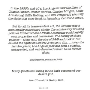 Krista Sutton Instagram - Shipping out this study (swipe for details) on the history of LA jazz....and the “many ghosts that still swing in the corners of our desert grid.” (Sean O’Connell, @laweekly 2013).
•
•
•
Thanks to wonderful client,  fellow jazz lover and IG friend B.H.  This was a labor of love.  My dad still blares jazz every Saturday morning! 🎶 •
•
•
@lajazzsociety @kjazz881 #ssjn #centralavenuejazzfestival #centralavenuejazz #centralavenue #centralavejazzfest2019 #lajazz #lajazzscene
•
•
#multicreative #actress #singer #illustratorlife #artlife 
#penandink #watercolorandink #penart #illustration #laactress #showyourwork #blackworknow #inkfeature #illustratedart
#penandinkalliance 
#just_pen_art #drawinblack_ #inkedartgroup #chateauOart
