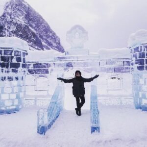 Krista Sutton Instagram - Took a much needed break and went to my ice castle (with my awesome Dad!) for a few days! ❄️ #lakelouise #fairmontchateaulakelouise #bundledup #lakelouiseskiresort •
•
•
#multicreative #actress #singer #illustratorlife #artlife
#penandink #watercolorandink #illustration #laactress #stylist #photostylist #Creativityfound #homeinthestudio #handsandhustle #lacreative #etsysellersofinstagram #etsyshop #eclecticdecor #vintagedecor 
#creativemommy #illustratedart #mycreativebiz #whatwomencreate 
#artistmeetsmother #yourcreativeworkspace
#discoversomethingnew