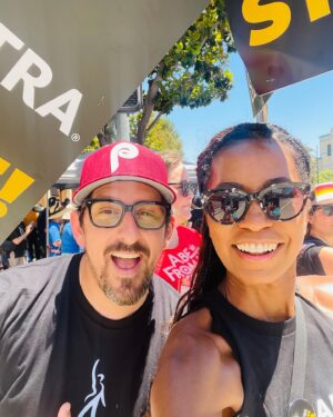 Kristen Ariza Instagram - Day 1: @sagaftra STRIKE 🪧
WE👏🏾DIDN’T👏🏾COME👏🏾TO👏🏾PLAY
.
I’ve been a member for 23 years and I couldn’t be more proud of my Union than I am right now! ❤️

The livelihoods of fellow and future members is at stake. What we want is simple—a fair contract
•
•
#lfg #happystrikeday #actors #wga #iatse #dga #unionstrong# #actorslife🎭 #walkitout 💪🏾