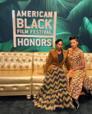 Kristen Ariza Instagram - The first time I was at #abff was when it was held in Acapulco and known as the Acapulco Black Film Festival. That was some 20  years ago 🕰️ It was also the last time I was there. That is until tonight… 💖

So inspired to hear the stories of so many industry titans in such an intimate setting. And even more…so honored to watch my girl @janinenabers shine 💫 
•
#theroomwhereithappens 🥺 @abff  #primevideo @swarmonprime #visionboarding2023 #bgm #blackexcellence✊🏾 #j9 and #k10 #allofthelights