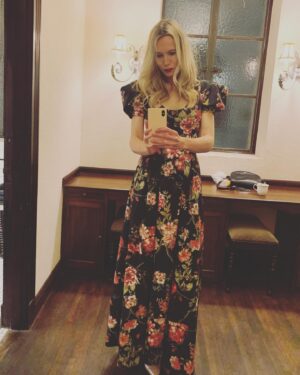 Kristen Hager Instagram - She put on a dress and left the house