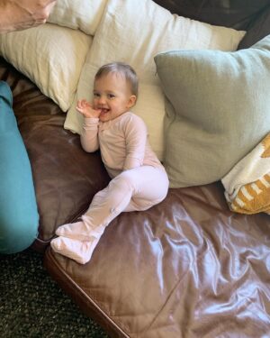 Kristen Hager Instagram - Still can’t believe I got this lucky.

Thank you, my girl, for making me a Momma. 

💗