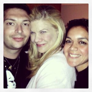 Kristen Johnston Instagram - Me @The_Exes last night with @vanhodani  and his friend Samantha. Thanx for coming Danny!