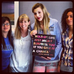 Kristen Johnston Instagram - The teens!