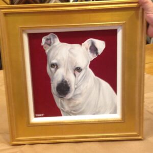 Kristen Johnston Instagram - Hey, @FagsyMalone! I picked up your painting of Pinky at the framers today!