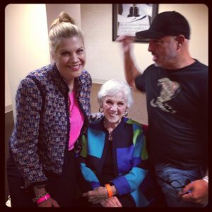 Kristen Johnston Instagram - Kathy's awesome mom & the great @FagsyMalone