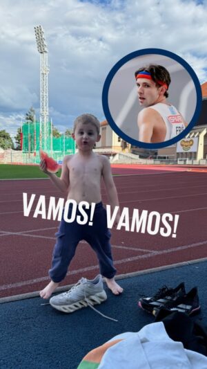 Kristiina Mäki Instagram - BREAKING NEWS: „Jan Friš má formu, vidím to na 13:10,“ říká česko-finský expert a těší se na viděnou na skákacím hradu. Přijďte ve čtvrtek, uděláme pořádnej bengr! 🥳🎉🔥

@ian.fris @filazsasinek @tj_dukla_praha @kpmg_cz @spartakpraha4 #nocrekordu