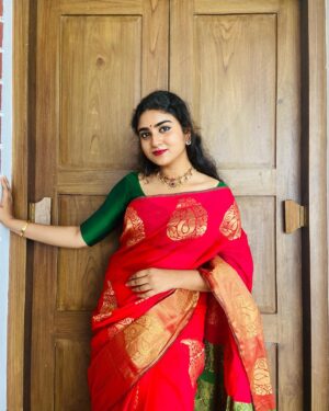 Krittika Pradeep Instagram - Kerala Piravi ✨
 📸: @samah.png