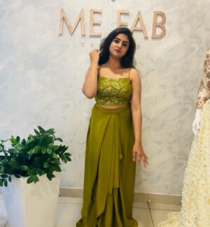 Krittika Pradeep Instagram - Ok I’m done 😂🍀
CC : @mefab_designs 
📸: @nimisha_mefab