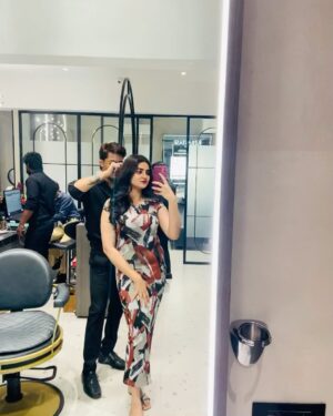 Krittika Pradeep Instagram - You are one of my favourite stylist now @tanmay_solanki777 . You are very passionate about your work and an amazing person. Really loved the look . Thank you so much @tanmay_solanki777 .