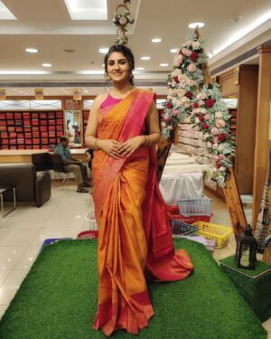 Krittika Pradeep Instagram - ♥️
👗: @pulimoottilonline 
MUA : @labellavittajh