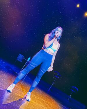 Krystina Alabado Instagram - happy to be just 10 days away from performing on a stage again 🤍 Getting back into rehearsals 10-6 and singing with incredible artists again after so much time singing alone LOL is THRILLING and challenging and both feels like we never stopped and that it’s been years. All this to say I’m so grateful to be here and please please consider getting vaccinated if you haven’t yet so we can all safely and swiftly return to doing what we love cause boy do I love it!! Also thank you @jianaodd for snapping this pic!!