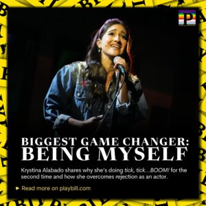 Krystina Alabado Instagram - In the latest edition of #howdidigethere, @krystinaalabado shares stories from her career, including @meangirlsmusical and tick, tick…BOOM! at @capeplayhouse. Head to the link in our bio to read her advice for young performers and the importance of public school teachers.