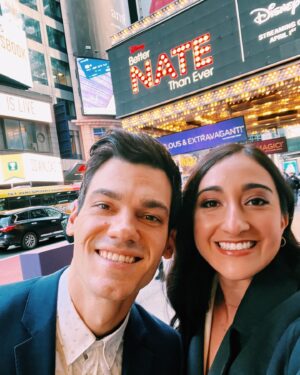Krystina Alabado Instagram - NY Premiere Better Nate Than Ever 💫🏙
 
Sharing #BetterNateThanEver with the Broadway community last night was everything!!!! We all had dreams like Nate and Libby and it was so magical to watch it in NYC surrounded by incredible artists! You can stream the movie April 1 on @disneyplus !! You definitely do not want to miss it!!!! And congrats to ALL involved you’re all STARS!!!!!!!

Thank you to @timfederle for creating this beautiful movie that will inspire theatre kids everywhere and for having me!! I’m so proud to be in it!

Special shoutout to @pattygoody84 @bgbknox and @thetelseyoffice I know I play a mean lil casting director, but damn it’s not from experience because you ppl are the greatest humans out there! Thank you thank you and congratulations!!

And thanks to @princesskylenyc @efg105 and @mallorytuckerpierro for being the dream team 🤍🤍🤍🤍🤍

Last but not least thank you to my sister stylist @juliannaalabado for always helping me with my carpet LEWKS!! I legit can’t get dressed without you lol