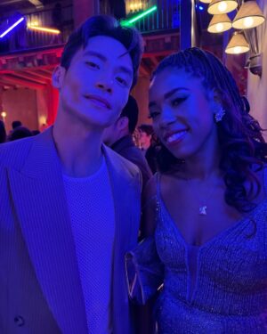Krystina Arielle Instagram - Last night was phenomenal! The @officialacolyte not only met but exceeded my expectations. Thank you @starwars for having me. It's always a pleasure to celebrate with my @lucasfilm family. I hope you'll all be glued to your seats on June 4th ready to see the Galaxy from, dare I say, A certain point of view.
·
Styled by: @kaestkitts @pr_solo 
Makeup: @bonnieeliz_ 
Sanity: @meredithk8 💞
1st photo: @kopaloffphoto