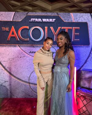Krystina Arielle Instagram - Happy Premiere day to the Cast and Crew of The Acolyte! My heart is so full of excitement to see you bring this incredible era to life in such a magnificent way. The talent in this show is absolutely top notch and I'm so excited to watch you make your mark on the hearts of Star Wars fan everywhere. For light and life ✨ (and happy birthday @therebeccahenderson 💞) #theacolyte #starwars