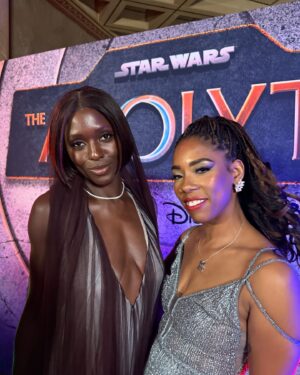 Krystina Arielle Instagram - Happy Premiere day to the Cast and Crew of The Acolyte! My heart is so full of excitement to see you bring this incredible era to life in such a magnificent way. The talent in this show is absolutely top notch and I'm so excited to watch you make your mark on the hearts of Star Wars fan everywhere. For light and life ✨ (and happy birthday @therebeccahenderson 💞) #theacolyte #starwars