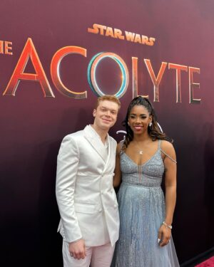 Krystina Arielle Instagram - Last night was phenomenal! The @officialacolyte not only met but exceeded my expectations. Thank you @starwars for having me. It's always a pleasure to celebrate with my @lucasfilm family. I hope you'll all be glued to your seats on June 4th ready to see the Galaxy from, dare I say, A certain point of view.
·
Styled by: @kaestkitts @pr_solo 
Makeup: @bonnieeliz_ 
Sanity: @meredithk8 💞
1st photo: @kopaloffphoto