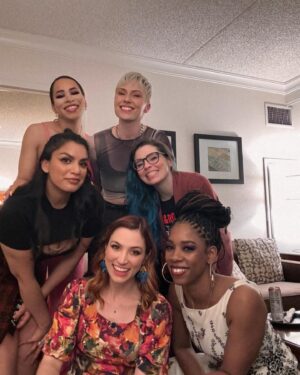 Krystina Arielle Instagram - Happy New Year! Wait. What's happening? Find out... Eventually on a new season of @dirtylaundrydo on @dropouttv ! Here's some behind the scenes of an absolutely perfect and chaotic shoot.🥸