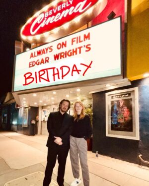 Krysty Wilson-Cairns Instagram - Happy Birthday you dear delightful genius  @edgarwright (my photoshopping skills are really coming along)