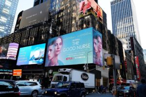 Krysty Wilson-Cairns Instagram - Pinch me. #TheGoodNurse billboard in Times Sq - and my name is on it and everything (zoom in.) #leicaq2