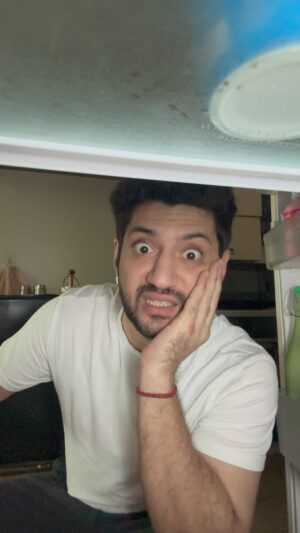 Kunal Jaisingh Instagram - Oh the heat!!!! I wish i was an item living in the fridge… the milk the bread the butter these things seem to have a better life than us here… 🥵