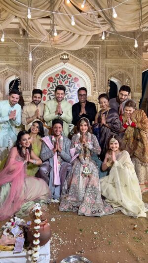 Kunal Jaisingh Instagram - Welcome to the CLUB @officialsurbhic and @karanrsharma09 ❤️🎊 what a celebration it was, wishing you both a life full of celebrations together ❤️