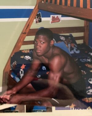 Kurt Scoby Instagram - 14-year-old me I can honestly say spent a lot of time being confused about what direction to go choose the streets or choose sports that can help me get out of the streets, pay for college and come out of college debt free. It seems like the easy answer to those questions were chosen sports. Understanding that at a young age, being hungry at that age is the reason I simply can’t stop working out or can’t stop thinking about giving My best day in and out. It’s always been all money in Since 14 years strong