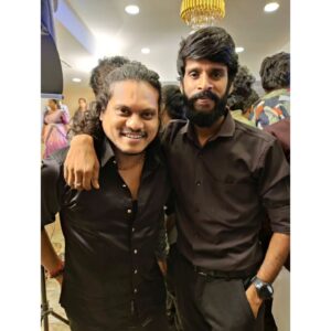 Kutty Gopi Instagram - Say something positive, and you’ll see something positive.Good Morning 🎬🖤.. after long time small get-together with my macha @vijaytvpugazh nd thambi @_jud0_93 🔥🎭