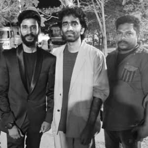 Kutty Gopi Instagram - You don't have to be great to start, but you have to start to be great🖤 the cool man @pradeep_ranganathan bro🎬
