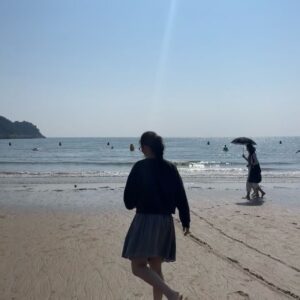 Kwon Han-sol Instagram - 사실은 촬영 왔다는 것😝
