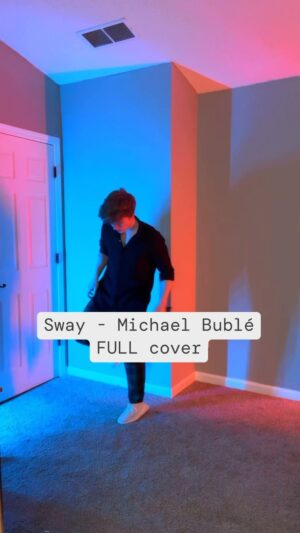 Ky Baldwin Instagram - I am proud of that mic flip in the middle 😂 #sway #michaelbuble #michaelbublé #cover #live