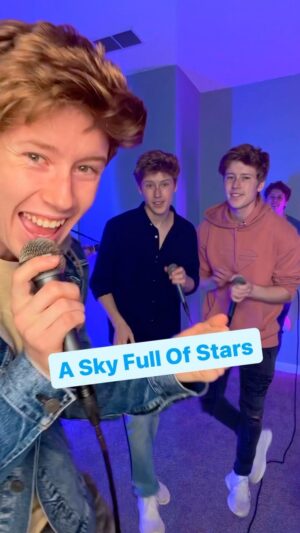 Ky Baldwin Instagram - Special birthday request from mom Lisa to Fortune and Heaven! Hope you all have a great day. #askyfullofstars #coldplay #cover