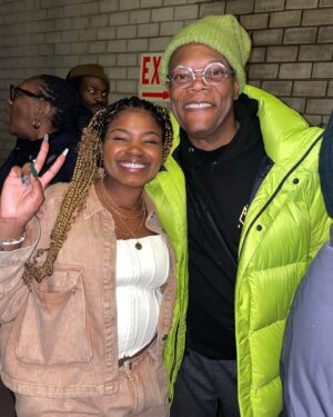 Kyanna Simone Simpson Instagram - In 9th grade I performed in an August Wilson monologue showcase and fell IN LOVE with each of his plays. Today I saw The Piano Lesson directed by my friend and mentor  @ltjackson_ on Broadway!! 😁💓 I was captivated every second of the play. Each performance from the cast was breathtaking. Wow wow wow, what a show! @samuelljackson @daniebb3 @johndavidwashington A night to remember🌟
🎭@thepianolessonplay 🎭
